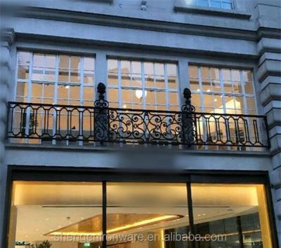 China Easily assembled ornamental iron gate and balustrade in elegant design for sale