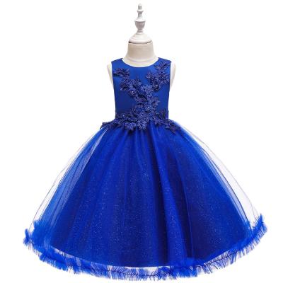 China Princess Multi-Layer Embroidered Washable Children's Long Dress Girls' Skirt for sale