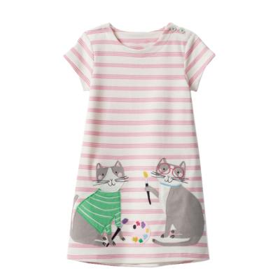 China 2020 Fashion Breathable New Arrivals European And American Short Sleeve Skirt Children Princess Skirt for sale