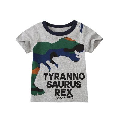 China Viable Manufacturer Wholesale Summer Kid Clothes Slogan 100% Cotton Short Sleeve Baby Boy T-Shirt for sale