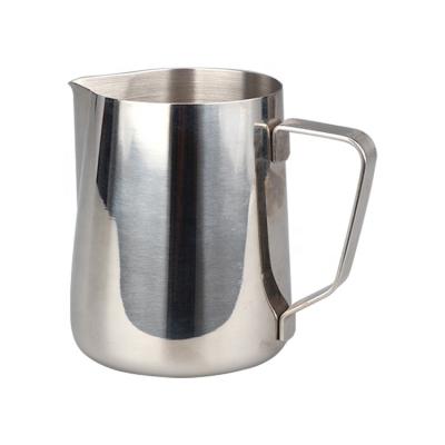 China China Factory 350ML 600ML 1000ML 2000ML Sustainable SUS 304 Coffee Milk Pitcher For Steamed Milk for sale