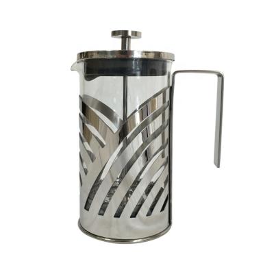 China WITH LID Competitive Price High Borosilicate French Press Glass Coffee For Coffee Espresso for sale