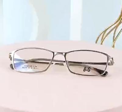 China For Reading Glasses 2021 Vintage 100% Titanium Optical Glasses B Frame Men Myopia Women Prescription Metal Eyewear BC001-06 for sale