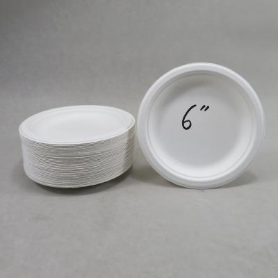 China Disposable 100% Biodegradable Disposable Paper Cake Plate for sale