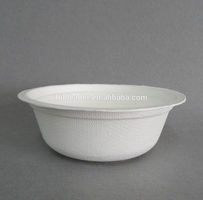 China Disposable Tableware Disposable Sugarcane Bagasse Eco-friendly Stocked Biodegradable Soup Bowl With Lid for sale