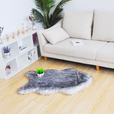 China Modern Style Washable Faux Sheepskin Fur Blankets And Blankets For Living Room High Quality Shaggy Area Rugs Factory for sale