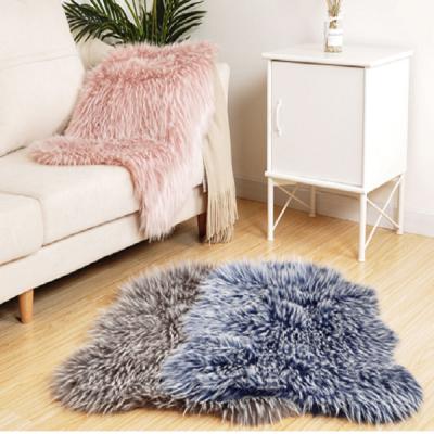 China Washable Faux Fur Blankets And Blankets For Chair And Sofa Covering Carpets Peacock Fur Blanket Fashion for sale