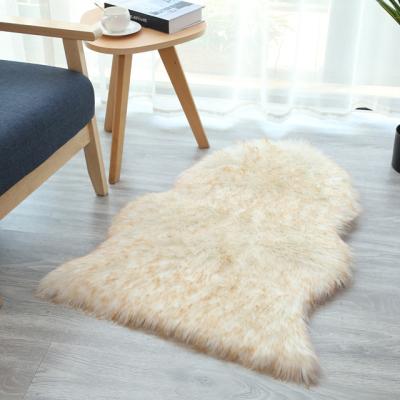 China Nordic Style Washable Faux Sheepskin Fur Blankets And Blankets For Living Room Plush Sheepskin Blanket for sale