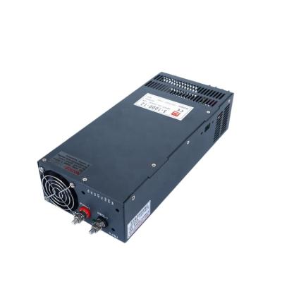 China AC DC 1000W smps aluminum single output power supply (switching mode power supply) 100A 12v for led display screen with CE approved for sale