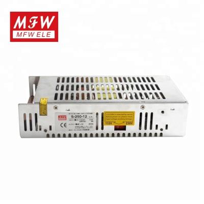 China 240W Single Output Switching Power Supply, 110V 220V 230V AC to 12V Transformer &Converter, 215*115*50MM for sale