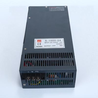 China LED Lighting Or Others AC To DC 220v 12v 1000w Transformer S-1000-12 Power Supply for sale