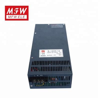 China LED Lighting Or Others AC 220v To DC 12v Power Supply 100a 1200w SMPS Power Supply for sale