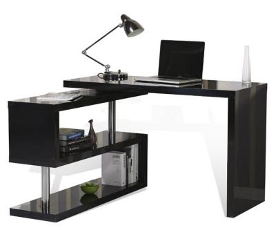 China Adjustable Height Office Table , T Corner L Shaped Computer Desk With Drawers for sale