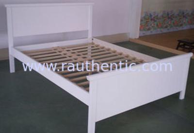 China Eenvoudig Gepersonaliseerd vrij Houten Kaderbed Stevige Houten Daybed voor Meisjes 192 * 137cm Te koop