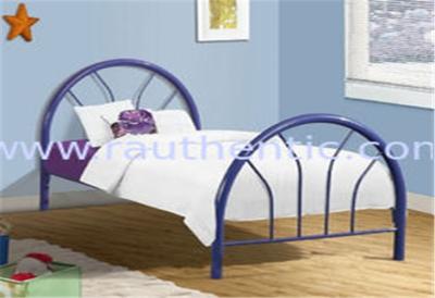 China Fun Modern metal frame bed, attractive design with color customized for sale