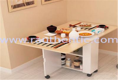 China Multi Purposed Modern Furniture Table Foldable Wooden Breakfast Table for sale