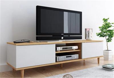 China Freestanding Indoor Storage Cabinets Long Solid Wood Tv Stands For Flat Screens for sale