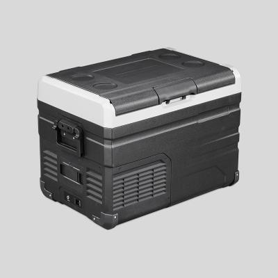 China Portable Electric Cooler Box Solar Power Charging Battery Car Fridge Freezer Car Fridge For Travel Camping RV 4x4 Offroad for sale