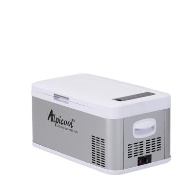 China Alpicool MK18 DC 12v Compressor Fridge Wholesale Portable Mini Fridge Freezing Fridge for sale