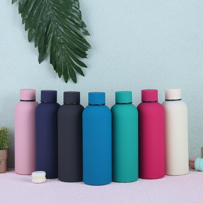 China PORTABLE RTS Water Bottles 500ml Cold And Hot Bottles Stainless Steel Tumbler Mugs With Lid Insulated Flask Water Bottles for sale