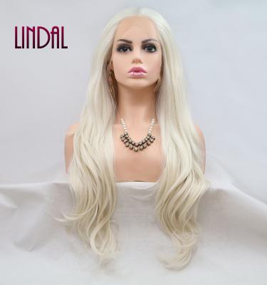 China Other LINDAL Synthetic Wigs Wholesale Price Lace Up Single Color 24