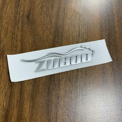 China Luxury And High-end Custom Car Metal Logo Sticker European Gauge Aluminum Emblem With Chrome Color for sale