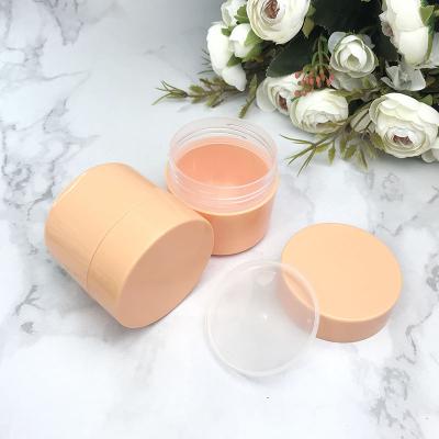 China Luxury Recycled Plastic Cream Jars 50ml Cosmetic Jars Empty Plastic Jars For Sale for sale