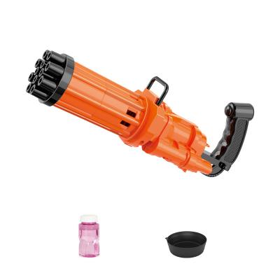 China Outdoor PP 12 Holes Amazon Product Soap Bubbles Bubble Gun Blowing Gun Toy Summer Boy Girl Toy Pistola de Burbujas for sale