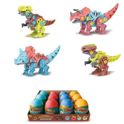 China Hot Selling ABS Amazon Assembly Dinosaur Play Set DIY Take Apart Dinosaur Toy for Kids Children Learning Animal Toys for sale