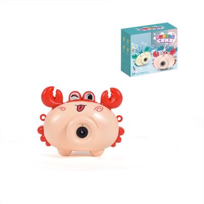 China 2021 High Quality Hot-selling ABS Bubble Toy Kids Birthday Gift Fun Crab Bubble Camera for sale