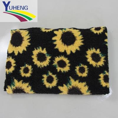 China Fashion Teddy Fleece Antistatic 100% Polyester Knit Plush Fleece Fabric For Home Textile Garment for sale