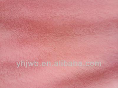 China Tear-resistant Velboa Plush Fabric / Microfiber Plush Fabric / Short Pile Plush Fabric for sale