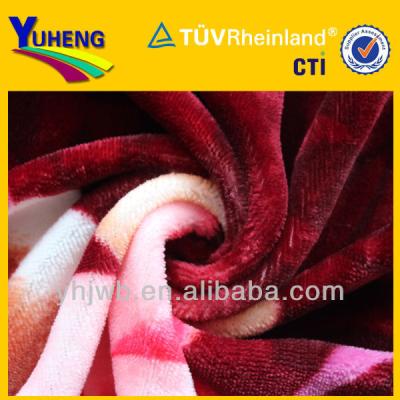 China Tear-resistant make-- to order soft polyester flannel fabric for blanekt wholesale from china textile for sale