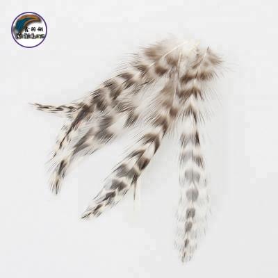 China Decoration 4-6 inch (10-15 cm) Wholesale Directly Handcraft Best Quality Stringed Chicken Neck Feather For Decorations for sale