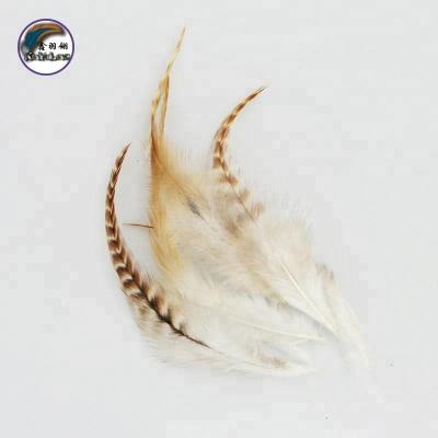 China Decoration 5-6 inch (12-15 cm) Chinese Manufacturer Wholesale Patterned Yellow Pheasant Chicken Feather For DIY Earrings Jewelry for sale