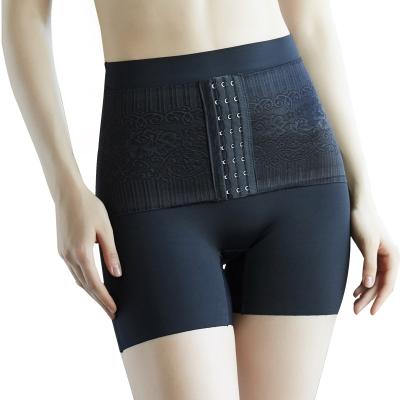 China New breathable, tight fitting, traceless women's boxers lace up, hip, hip and breasted toning pants for sale