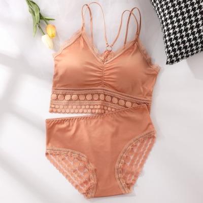 China Factory outlet most popular underwear lace breathable bra and panties suit for sale