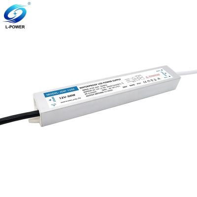 China Aluminium Factory OEM IP67 Waterproof 50W 4.16A 12V Led Strip Power Supply for sale