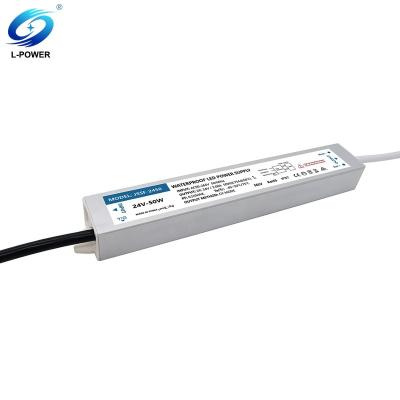 China Aluminium Factory OEM ODM Aluminium Shell Material IP67 Waterproof 2.08A 24V 50W LED Driver for sale