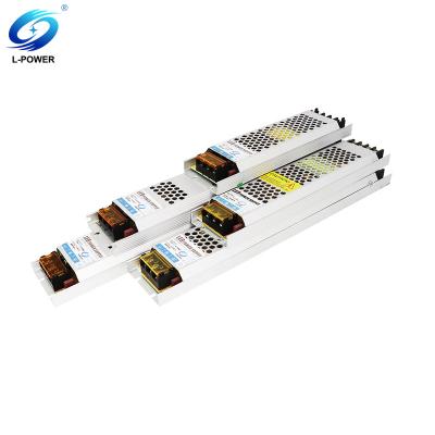 China Aluminium Wholesale 12V 24V 60W 100W 150W 200W 300W 400W Strip Led Driver Switching Power Supply For Led Strip Light for sale