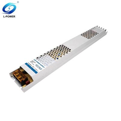 China Aluminium LED Driver Input Voltage 185-264VAC Aluminium 24V 12.5A 400W Indoor Strip LED Power Supply for sale