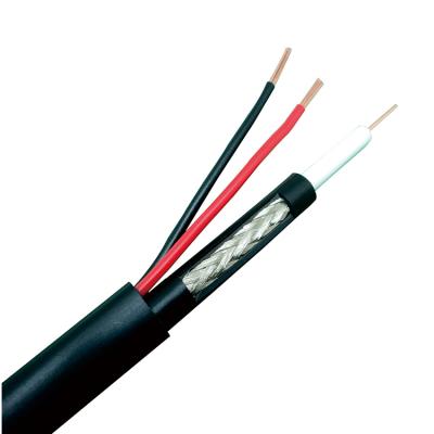 China HD SDI camera factory direct cctv cable foam PE rg59 rj59 coaxial cable with 2 power cable for sale