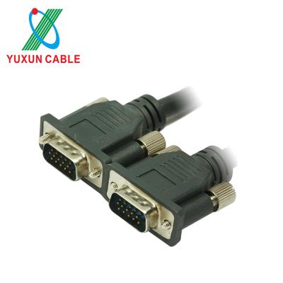 China Specifications 1.5M 2M 3M 5M 10m Monitor 50M 100 Meters HD15 PIN Male To Male VGA Cable for sale