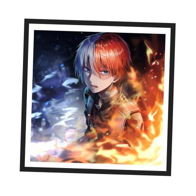 China World 40*40cm Lenticular 3d 5d Pictures Printing Cool Anime Design Custom Made for sale