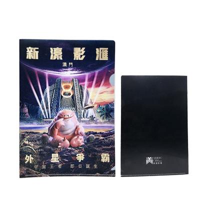 China wholesale price waterproof custom design 3d plastic lenticular effect a4 a5 folder for sale