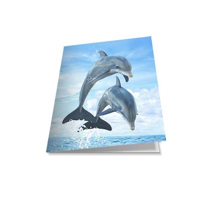 China Worldwide Good Quality 3d Lenticular Printing Animal Greeting Cards With Flip Effect for sale