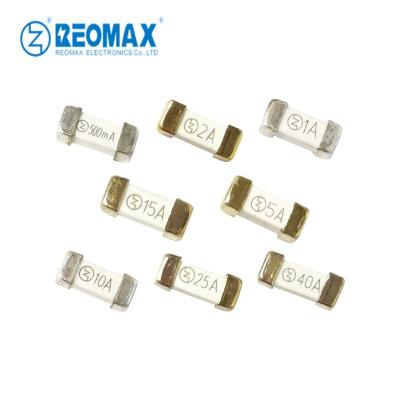 China Power Supply Reomax SMD Fuse 100mA-40A Slow Blow Or Fast Slow Blow 6.1*2.5*2.5mm With UL/UR/VDE/RoHS/CB/KC for sale