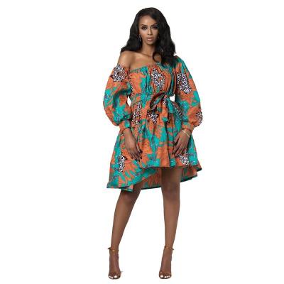 China Breathable plus size long sleeve dress for ladies clothing hot sale kitenge dress designs for african women for sale