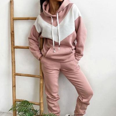 China Breathable Casual Fit Winter Wears Tracksuit Cotton Fleece Sweatpants Women Sweat Suit Sets Tracker Unisex Sweatsuit for sale