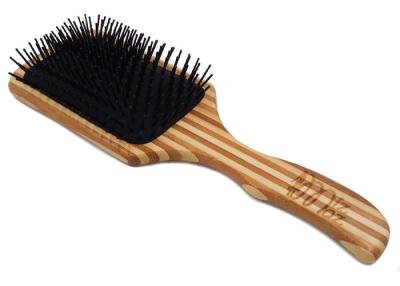 China Durable Bamboo Paddle Hair Brush Unisex For Hotel / Spa , Natural Color for sale